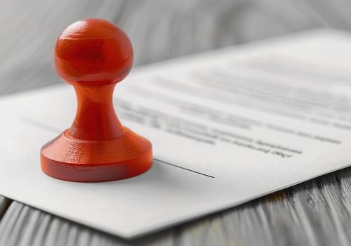 Legal documents with stamp duty notation